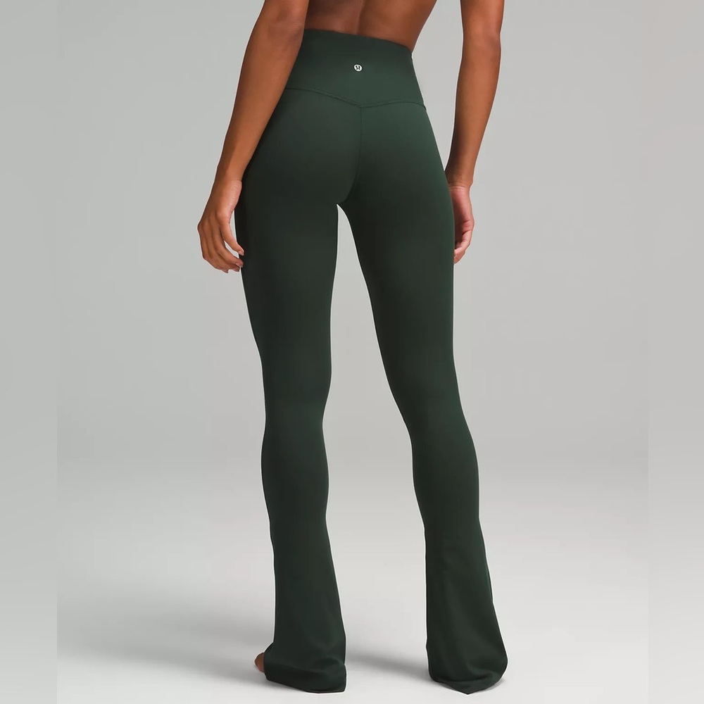 lululemon Align High-Rise Mini-Flare Pant, Storm Teal. Size 4, Extra Short.